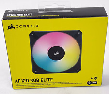 CORSAIR iCUE AF120 RGB ELITE 120mm Case Fan - Black (1-Pack), New, Sealed picture