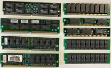 Assorted Vintage PC Memory SIMM modules 30-pin (qty 5) and 72-pin (qty 4) picture