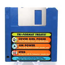 Amiga Floppy Disk Drive Tri-Format Treats - Cover Girl Poker/Jim Power/Steg Nice picture