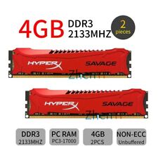 Kingston HyperX SAVAGE 8GB 2x 4GB DDR3 2133MHz PC3-17000U HX321C11SR/4 PC Memory picture