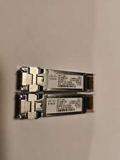 Cisco FET-10G (Lot of 2) 10GB SFP+ Pair Transceivers For Fabric Extender picture