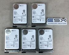 Lot of 5x Dell DGDP0 14TB 7.2k 12Gb/s 3.5” SAS Hard Drive Seagate ST14000NM0168 picture