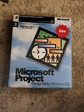 Rare Vintage Microsoft Project Designed for Windows 95 Sealed picture