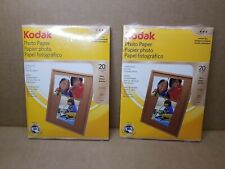 Lot of 2. NEW Kodak Premium Photo Paper Gloss Instant Dry 4x6 20 sheet 48lbs.  picture