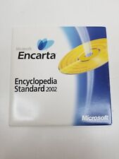Microsoft Encarta Standard 2002 Encyclopedia: Windows PC NEW / Factory Sealed picture
