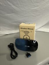 Aqua Wireless Mouse w/ USB Receiver Model V8 picture