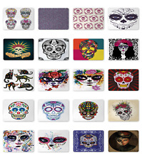 Ambesonne Sugar Skull Mexican Mousepad Rectangle Non-Slip Rubber picture