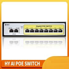 Full Gigabit 8 Port Poe Switch 48V Ethernet Power 120W Network For IP Camera AP picture