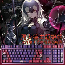 FGO Fate/grand Order Jeanne D'Arc 108 Key Cap PBT Cherry For Mechanical Keyboard picture