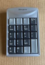 Targus Wireless Numeric Keypad Model AKP01US Vintage Battery Device Silver picture