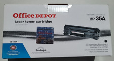 Office Depot Black Toner Cartridge Compare to HP 35A Laser Toner CB435A NIB picture