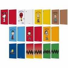 OFFICIAL PEANUTS CHARACTERS LEATHER BOOK WALLET CASE FOR HUAWEI XIAOMI TABLET picture