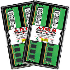 A-Tech 128GB 4x 32GB 2Rx8 PC4-25600 DDR4 3200MHz ECC UNB UDIMM Server Memory RAM picture