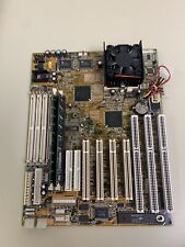 ECS P5TX-Bpro Rev 2.0 Socket 7 ISA PCI Motherboard with AMD K6 CPU & 96 MB RAM picture