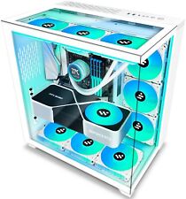 PC Case Pre-Install 9 ARGB Fans ATX Mid Tower Gaming Case with Opening Tempered picture