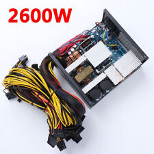 2600W Modular Power Supply For Coin Mining 8 Graphic Cards 96% Conversion Rate picture