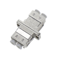 25Pcs LC to LC Metal SM/MM Duplex Optic Fiber Connector Optical Adapter Coupler picture