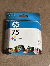 Original OEM HP 75 TRI COLOR Ink Cartridge CB337WN Sealed Expired picture
