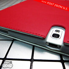 Genuine Cow Leather Book Case Cover for Samsung SM-P600 Galaxy Note 10.1 2014 picture