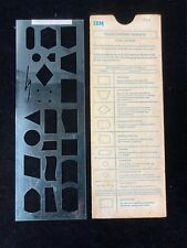 1970'S IBM FLOWCHARTING TEMPLATE WITH SLEEVE, GX20-8020 picture