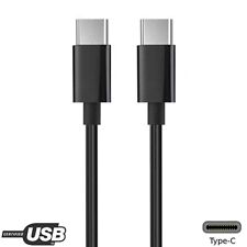 3.3ft USB-C to USB Type C Charge Sync Data Cable MacBook Chromebook Nokia Black picture