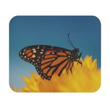 Monarch Butterfly on Flower Mouse Pad (Rectangle) picture