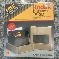 1986 New Sealed KODAK 2S - 2D 5 1/4 Diskettes Double Sided Double Density Floppy picture
