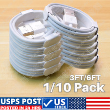 1/10X Lot Fast USB Charger Cable For iPhone 11 8 Plus 7 6 5 XR SE Charging Cord picture