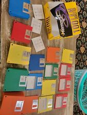 53 Memorex 3.5 Inch Computer Diskettes. New, Open Box & 11 additional misc  picture