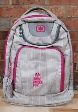Ogio Excelsior Backpack 19 Inch Laptop Gray Pink Backpack Bag Boom Chicka Pop picture