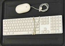 Apple Keyboard A1243 USB Wired & Mighty Mouse A1152 USB Wired picture