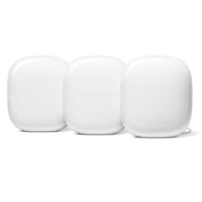 Google Nest Wifi Pro (Wi-Fi 6E) - 3 Pack – Snow picture