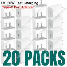 20X Lot Fast Wall Charger 20W PD USB-C Power Adapter For iPhone 11 12 13 14 XR X picture