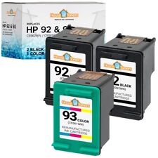 3PK #92 Black #93 Color for HP Photosmart C1350 C3170 C3175 C3180 C3190 C3194 picture