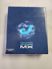 Macromedia Coldfusion MX Professional Version Education Version NEW OPEN BOX picture
