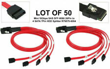 50x Mini 10Gbps SAS SFF-8086 26Pin to 4 SATA 7Pin HDD Splitter R79575-6004 picture