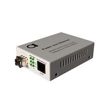 PoE Fiber Multimode LC 850nm Gigabit Ethernet Media Converter - Supplies IEEE... picture