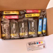 EZInk Ink Cartridges 252XL 10-pack 4 Black, 2 Yellow, 2 Cyan, 2 Magenta Open box picture
