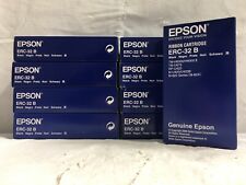(LOT OF 9) Epson ERC-32B Ribbon Cartridges Black picture
