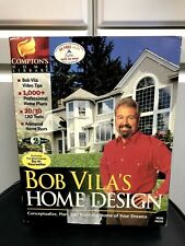 Bob Vila’s Home Design User's Guide & 2-Disk CD-ROM - Vintage PC Software 1998 picture