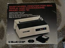 RARE VINTAGE BLUE CHIP D20/10 DAISY WHEEL PRINTER For IBM, APPLE, And COMMODORE picture