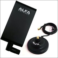 Alfa APA-M25 2.4/5 GHz dual band 10db directional antenna+ ARS-AS01 docking base picture