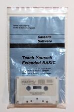 Teach Yourself Extended BASIC cassette & manual for TI-99/4A computer picture