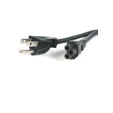 startech 3 ft standard laptop power cord - nema 5-15p to c5 - power cable - nema picture