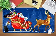 3D Santa Claus Sled 04 Christmas Non-slip Office Desk Mat Keyboard Pad Game Zoe picture