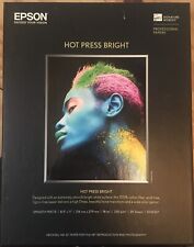 Epson Hot Press Bright White Paper - 8.5