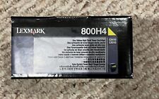 Genuine Lexmark 800H4 (80C0H40) One Yellow High Yield Toner NIB CX410, CX510 picture