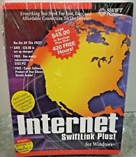 Internet Swiftlink Plus Early Vintage Internet Software Windows & Mac Sealed NIB picture