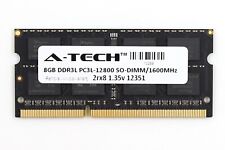 A-Tech 8GB 2RX8 DDR3L PC3L-12800 1600MHz 1.35v Laptop Memory 12351 Tested picture
