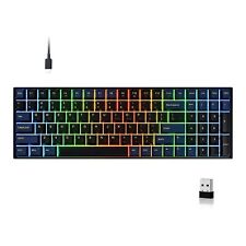 GM1000 Hot Swappable Mechanical Keyboard Compact RGB Backlit 2.4G/Bluetooth/W... picture